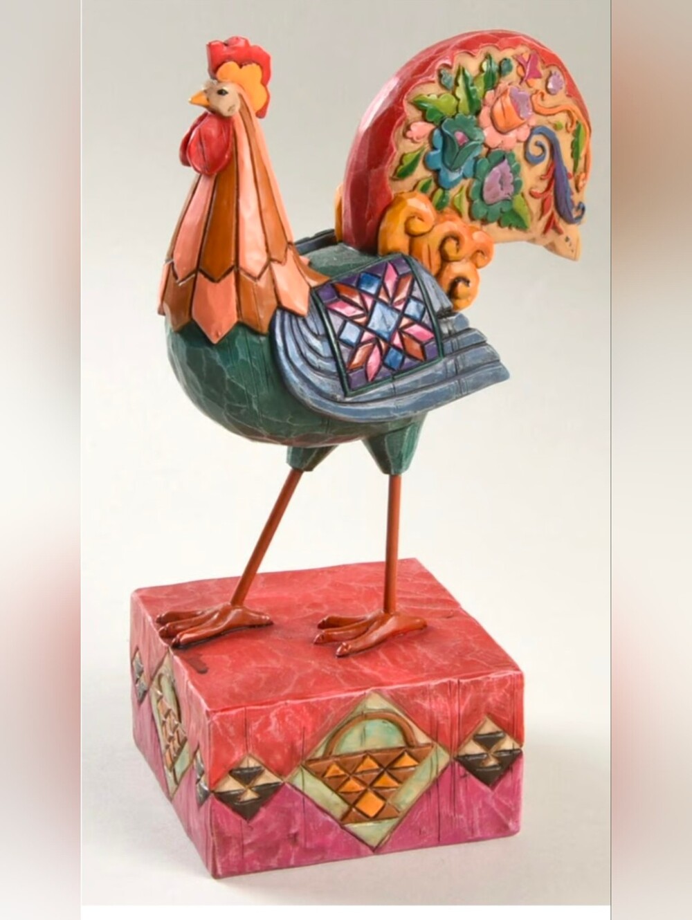 Vtg 2003 Heartwood Creek- Jim Shore Figurine Titled "Country Heritage" Rooster